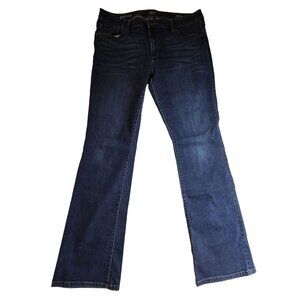 Ana Women's Boot Cut Jeans Size 6 Dark Wash Denim 33"/6